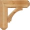 Ekena Millwork Imperial Craftsman Rough Sawn Bracket w/ Offset Brace, Western Red Cedar, 8"W x 24"D x 24"H BKT0806X24X24IMP04RWR - alternate 3
